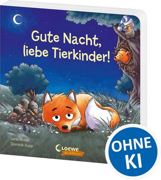 Produktbild: Gute Nacht, liebe Tierkinder!