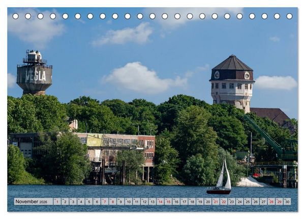 Produktbild: Mannheim - Stadt der Wassert&uuml;rme (Tischkalender 2026 DIN A5 quer), CALVENDO Monatskalender