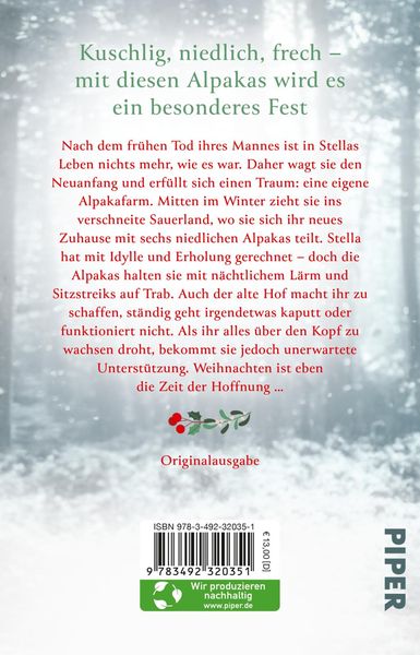 Produktbild: Weihnachtszauber mit Alpakas