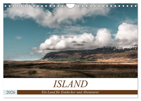 Produktbild: Island. Ein Land f&uuml;r Entdecker und Abenteurer. (Wandkalender 2026 DIN A4 quer), CALVENDO Monatskalender