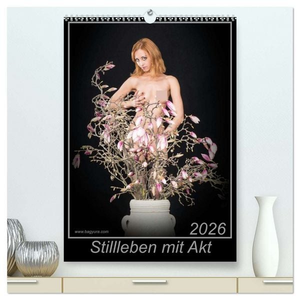 Produktbild: Stillleben mit Akt (hochwertiger Premium Wandkalender 2026 DIN A2 hoch), Kunstdruck in Hochglanz