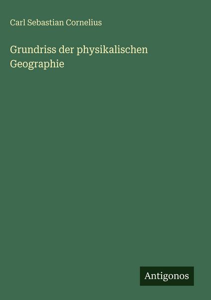 Produktbild: Grundriss der physikalischen Geographie