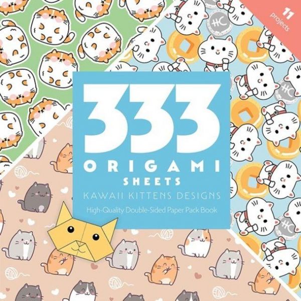 Produktbild: 333 Origami Sheets Kawaii Kittens Designs