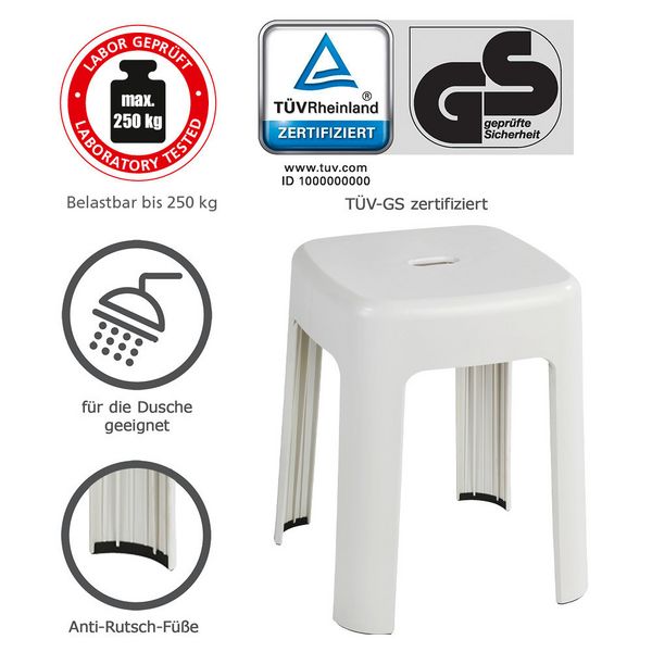Produktbild: Hocker Mod. Alaska, belastbar bis 250 kg