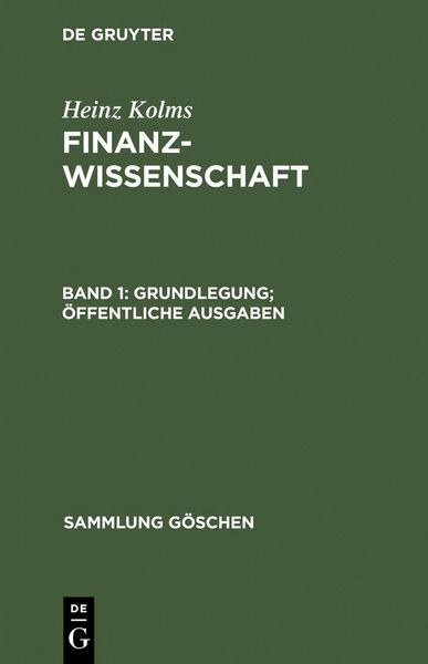 Produktbild: Grundlegung. &Ouml;ffentliche Ausgaben