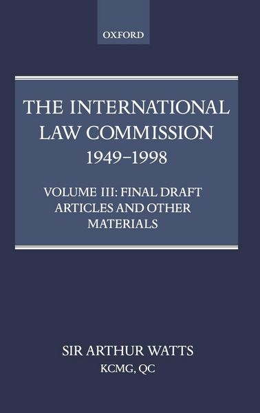 Produktbild: The International Law Commission 1949-1998