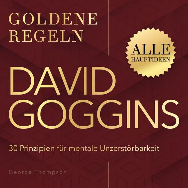 Produktbild: Goldene Regeln - David Goggins - Goldene Regeln