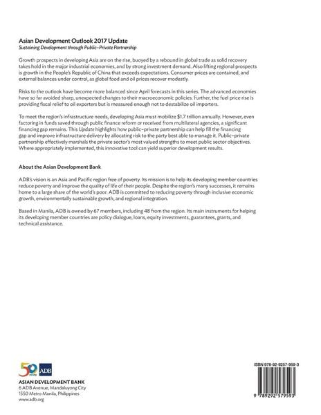 Produktbild: Asian Development Outlook 2017 Update