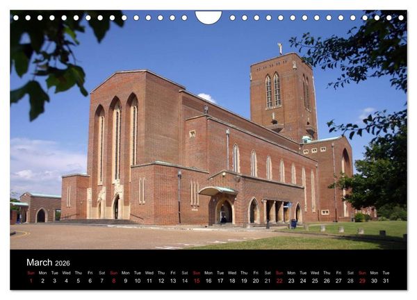 Produktbild: Anglican Cathedrals (Wall Calendar 2026 DIN A4 landscape), CALVENDO 12 Month Wall Calendar