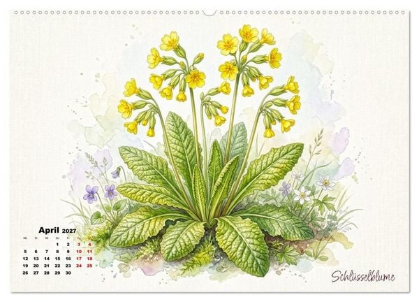 Produktbild: Wilde Kostbarkeiten &ndash; Essbar, gesund & wundersch&ouml;n (hochwertiger Premium Wandkalender 2027 DIN A2 quer), Kunstdruck in Hochglanz