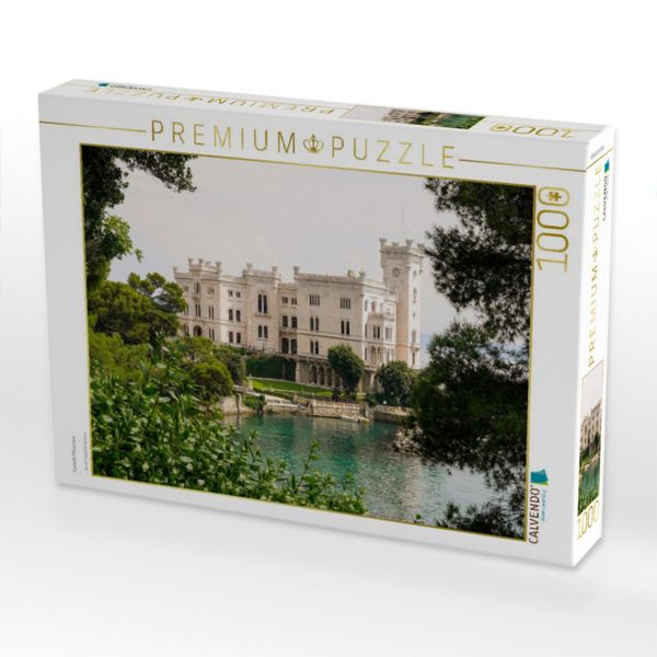 Produktbild: CALVENDO Puzzle Castello Miramare | 1000 Teile Lege-Gr&ouml;&szlig;e 64x48cm Foto-Puzzle f&uuml;r gl&uuml;ckliche Stunden