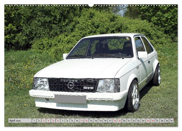 Produktbild: Opel Oldtimer mit dem Blitz (hochwertiger Premium Wandkalender 2026 DIN A2 quer), Kunstdruck in Hochglanz