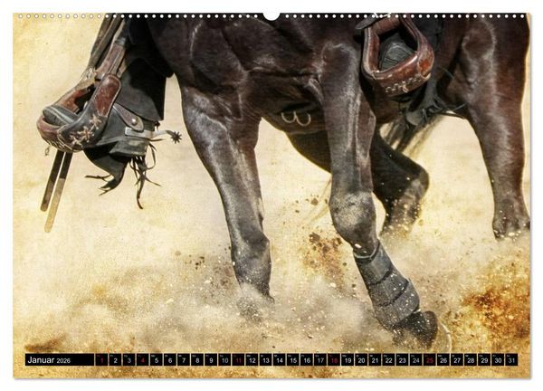 Produktbild: Western-Feeling (Wandkalender 2026 DIN A2 quer), CALVENDO Monatskalender