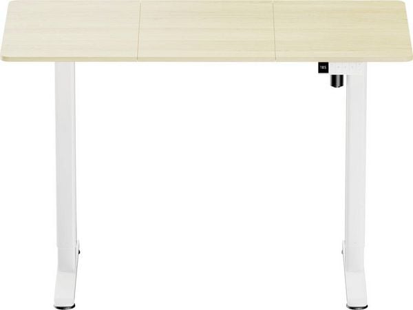 SpeaKa Professional Sitz-/Steh-Schreibtisch elektrisch höhenverstellbar Höhen-Bereich: 72 bis 1.2m (B x T) 120cm x 60cm Weiß