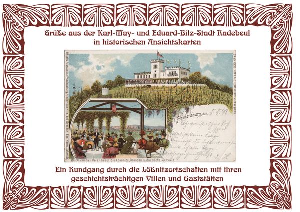 Produktbild: Gr&uuml;&szlig;e aus der Karl May- und Eduard-Bilz-Stadt Radebeul in historischen Ansichtskarten