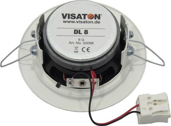 Produktbild: Visaton DL 8 - 100V Deckenlautsprecher 30W 8Ω Wei&szlig; 1St.
