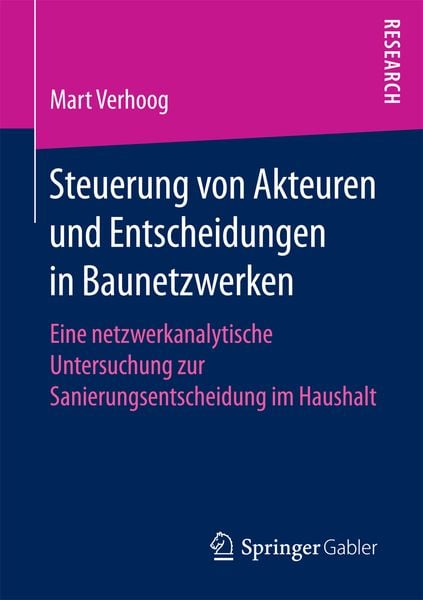 Produktbild: Steuerung von Akteuren und Entscheidungen in Baunetzwerken
