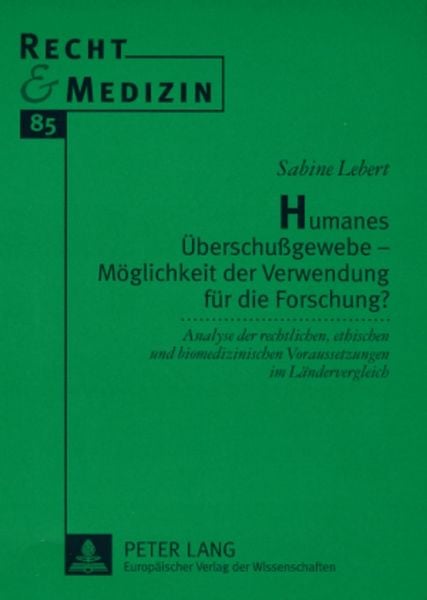 Produktbild: Humanes &Uuml;berschu&szlig;gewebe &ndash; M&ouml;glichkeit der Verwendung f&uuml;r die Forschung?