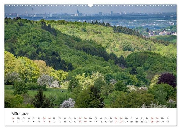 Produktbild: H&ouml;hepunkte des Siebengebirges (hochwertiger Premium Wandkalender 2026 DIN A2 quer), Kunstdruck in Hochglanz