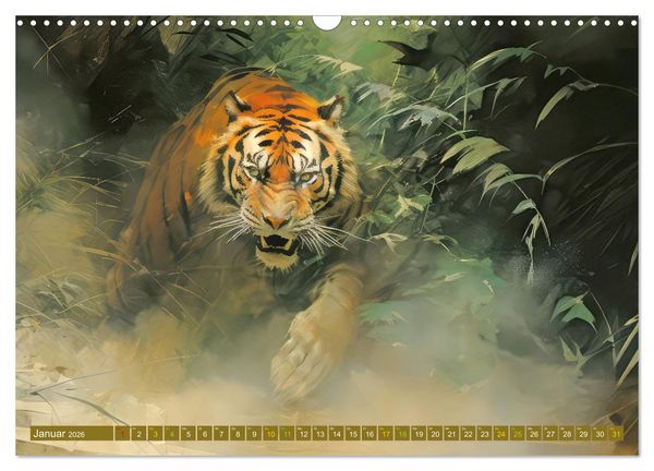 Produktbild: Dschungel Faszination (Wandkalender 2026 DIN A3 quer), CALVENDO Monatskalender