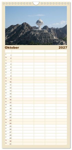 Produktbild: Familienplaner 2027 - Faszinierender Oman mit 5 Spalten (Wandkalender, 21 x 45 cm) CALVENDO
