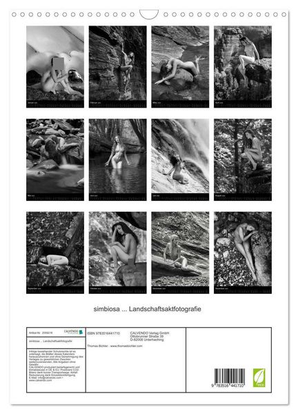 Produktbild: simbiosa ... Landschaftsaktfotografie (Wandkalender 2026 DIN A3 hoch), CALVENDO Monatskalender