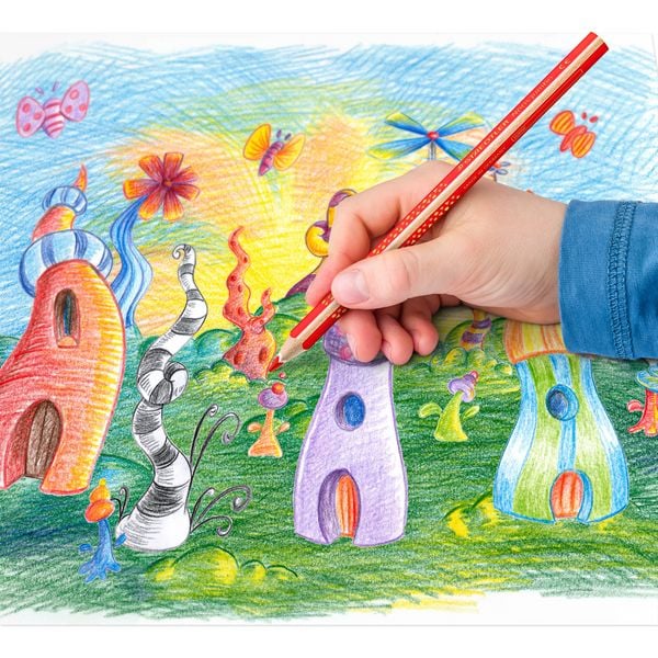 Produktbild: STAEDTLER Buntstifte Noris jumbo 128, 10+2 und 1 Spitzer