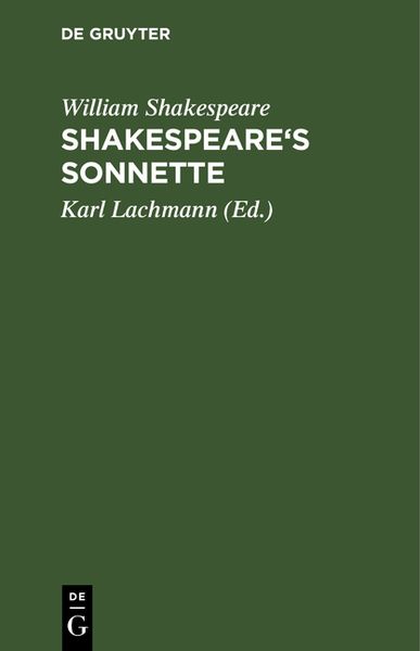 Produktbild: Shakespeare's Sonnette