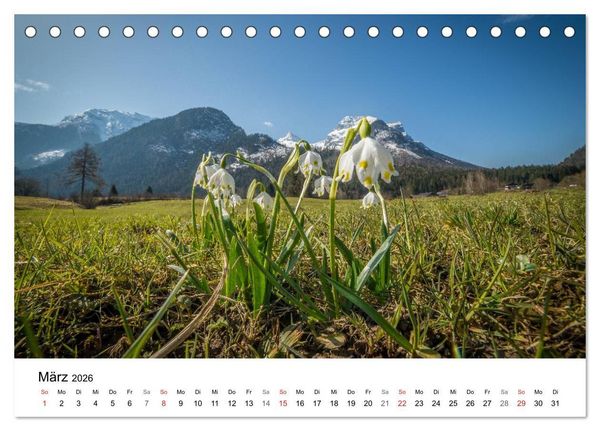 Produktbild: Salzburger Saalachtal - unterwegs im Pinzgau (Tischkalender 2026 DIN A5 quer), CALVENDO Monatskalender