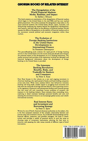 Produktbild: The Process of Change in American Banking