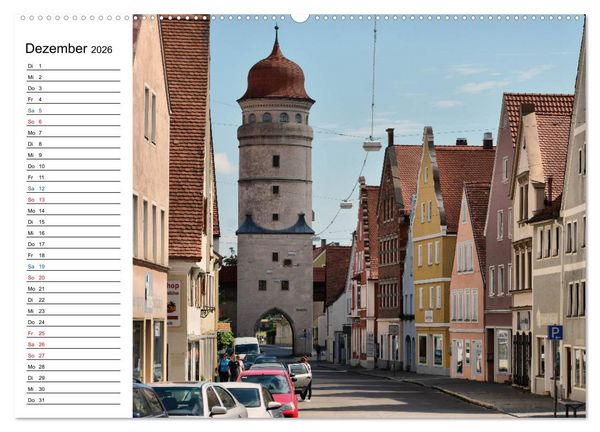 Produktbild: N&ouml;rdlingen - Ansichtssache (hochwertiger Premium Wandkalender 2026 DIN A2 quer), Kunstdruck in Hochglanz