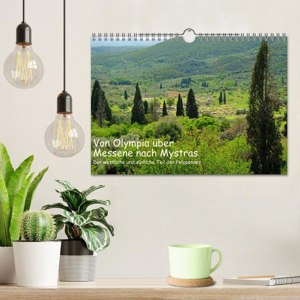 Produktbild: Von Olympia &uuml;ber Messene nach Mystras (Wandkalender 2026 DIN A4 quer), CALVENDO Monatskalender