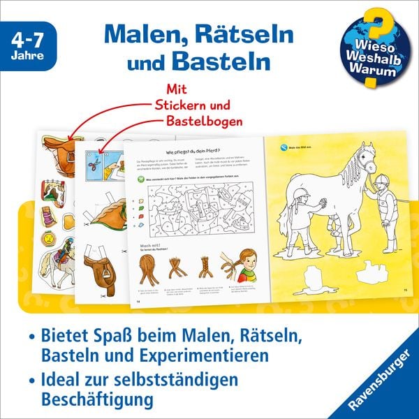 Produktbild: Wieso? Weshalb? Warum? aktiv-Heft - Pferde