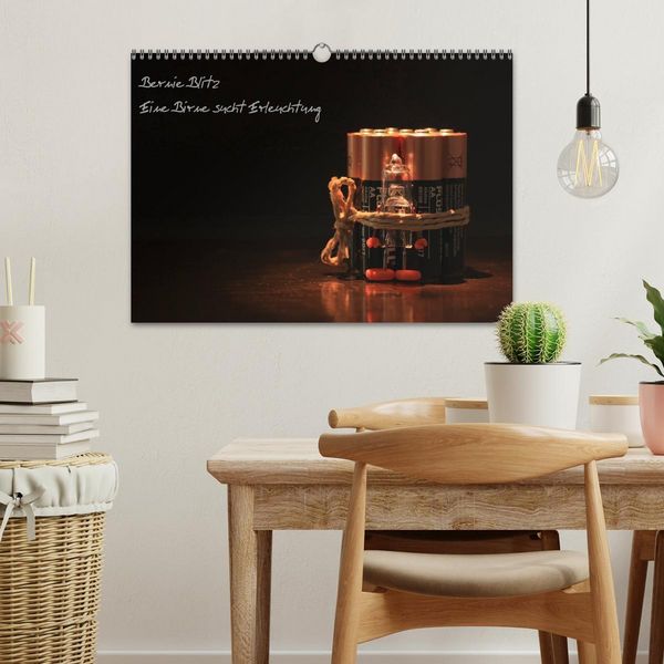 Produktbild: Bernie Blitz - Eine Birne sucht Erleuchtung (Wandkalender 2026 DIN A3 quer), CALVENDO Monatskalender