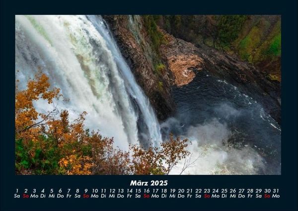 Produktbild: Wasserf&auml;lle 2025 Fotokalender DIN A4