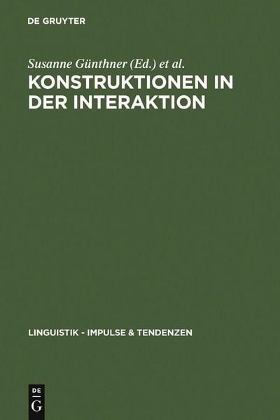 Produktbild: Konstruktionen in der Interaktion