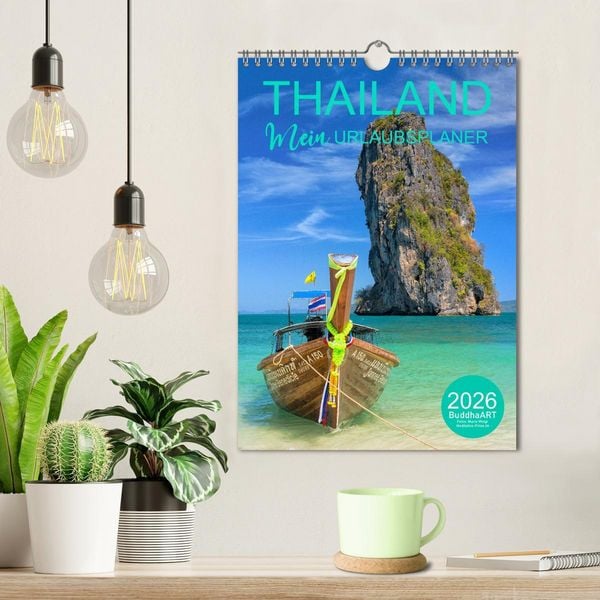 Produktbild: THAILAND - Mein Urlaubsplaner (Wandkalender 2026 DIN A4 hoch), CALVENDO Monatskalender