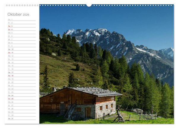 Produktbild: Wundervolle Pl&auml;tze in S&uuml;dtirol (Wandkalender 2026 DIN A2 quer), CALVENDO Monatskalender