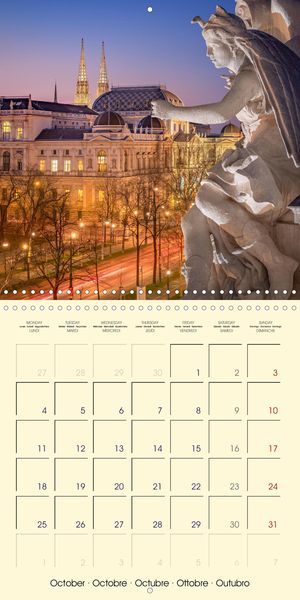 Produktbild: Heindl, K: Beautiful Vienna (Wall Calendar 2021 300 &times; 300 mm