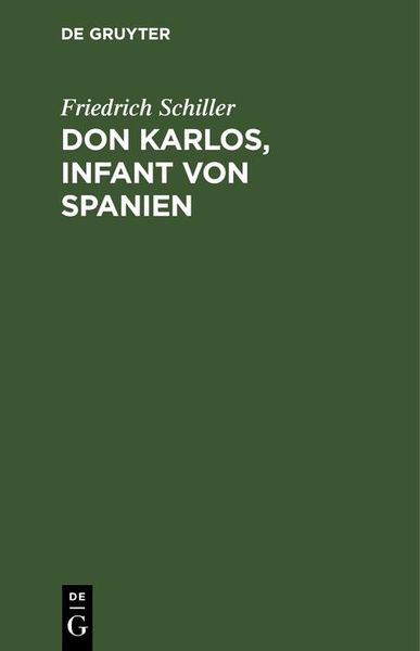 Produktbild: Don Karlos, Infant von Spanien