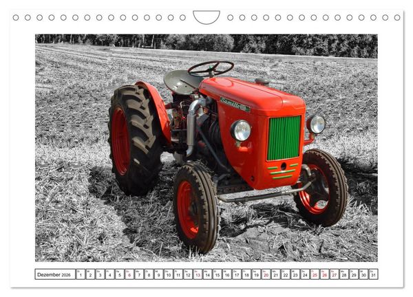 Produktbild: Traktoren - Oldtimer aus dem Ausland (Wandkalender 2026 DIN A4 quer), CALVENDO Monatskalender