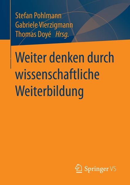 Produktbild: Weiter denken durch wissenschaftliche Weiterbildung