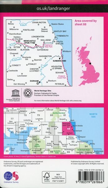 Produktbild: Newcastle Upon Tyne, Durham & Sunderland