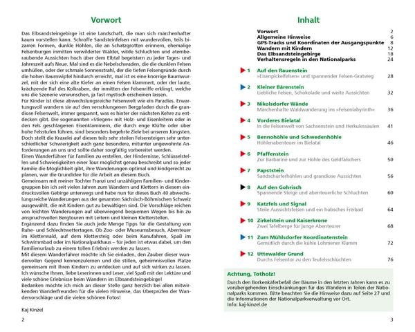 Produktbild: ROTHER Wanderbuch ErlebnisWandern mit Kindern Elbsandsteingebirge