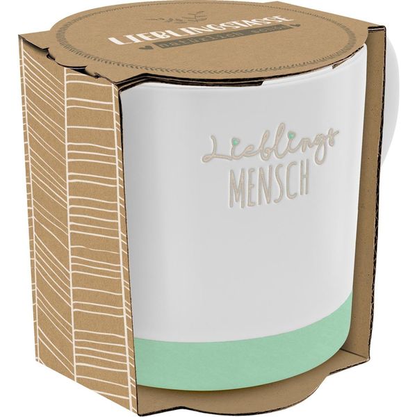 Produktbild: GRUSS & CO Tasse mit Gravur "Mensch"