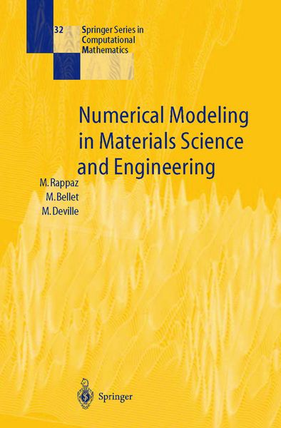 Produktbild: Numerical Modeling in Materials Science and Engineering