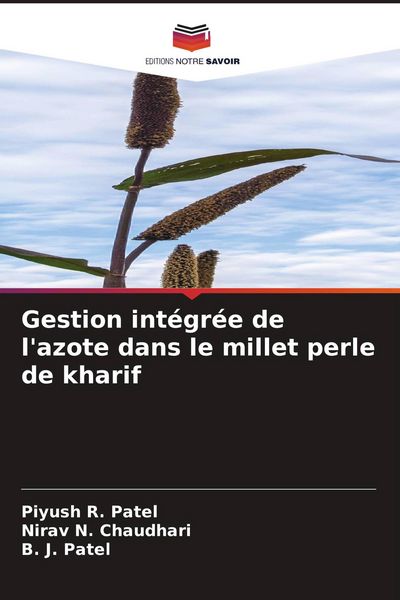 Produktbild: Gestion int&eacute;gr&eacute;e de l'azote dans le millet perle de kharif