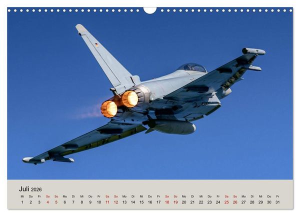 Produktbild: Kampfjet Eurofighter Typhoon (Wandkalender 2026 DIN A3 quer), CALVENDO Monatskalender
