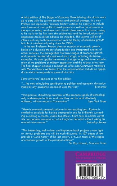 Produktbild: The Stages of Economic Growth