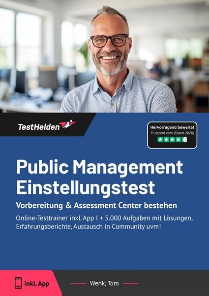Produktbild: Public Management Einstellungstest: Vorbereitung & Assessment Center bestehen